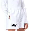 White - Lifestyle - Canterbury Childrens-Kids Cotton Drill Shorts