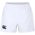 White - Front - Canterbury Childrens-Kids Cotton Drill Shorts
