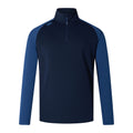 Navy-True Navy - Front - Canterbury Mens Elite Base Layer Top