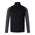 Black-Magnet Marl - Front - Canterbury Mens Elite Base Layer Top