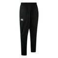 Black - Back - Canterbury Mens Knitted Stretching Tapered Leg Jogging Bottoms