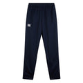 Navy - Front - Canterbury Mens Knitted Stretching Tapered Leg Jogging Bottoms