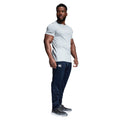 Navy - Pack Shot - Canterbury Mens Knitted Stretching Tapered Leg Jogging Bottoms