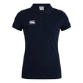 Navy - Front - Canterbury Womens-Ladies Waimak Polo Shirt