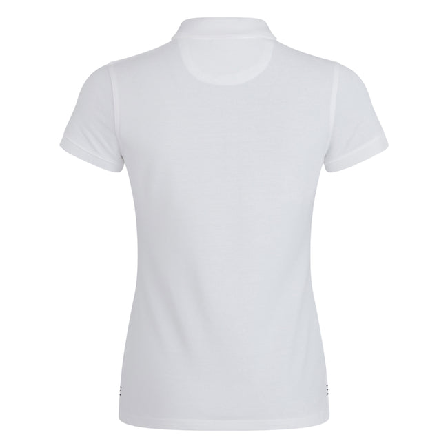 White - Back - Canterbury Womens-Ladies Waimak Polo Shirt