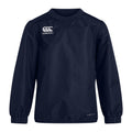 Navy - Front - Canterbury Childrens-Kids Club Vaposhield Contact Top