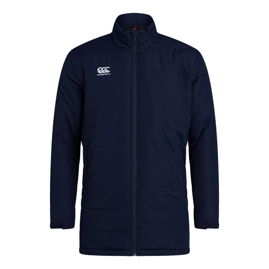 Navy - Front - Canterbury Mens Club Thermoreg Padded Jacket