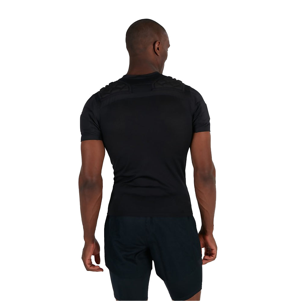 Black-White-Silver - Pack Shot - Canterbury Unisex Adult Pro Logo Protection Vest