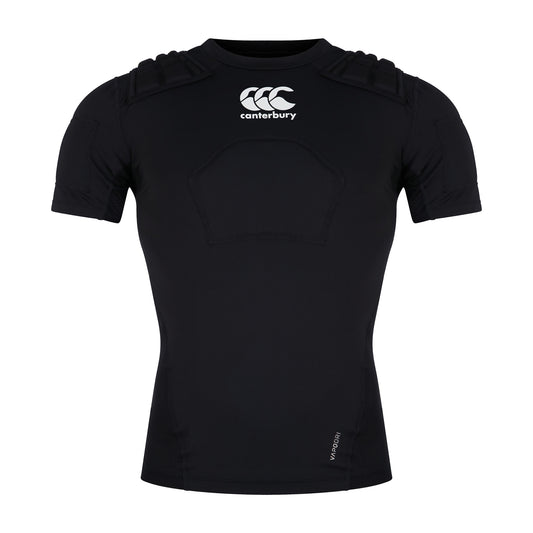 Black-White-Silver - Front - Canterbury Unisex Adult Pro Logo Protection Vest