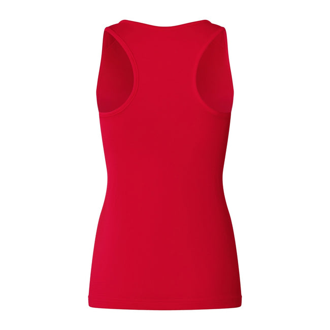 Flag Red - Back - Canterbury Womens-Ladies Club Dry Racerback Tank Top