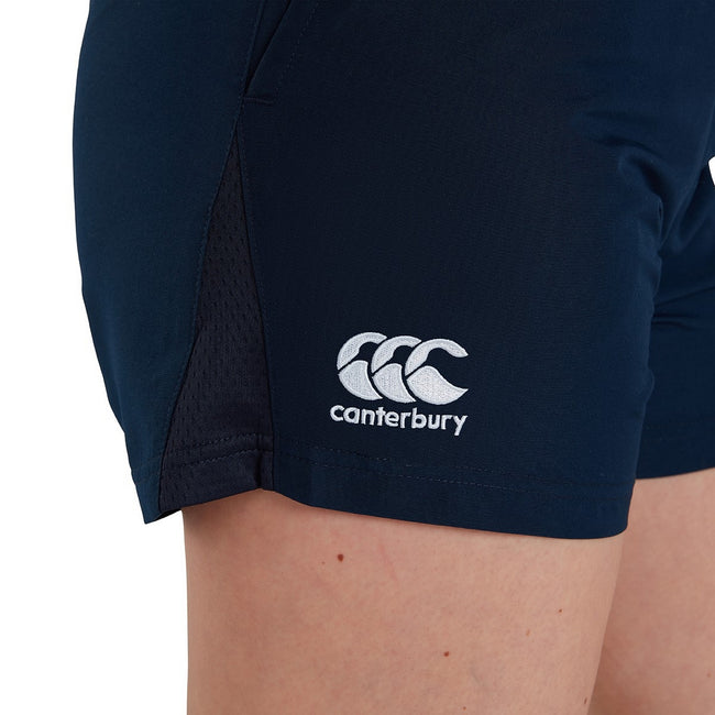 Navy - Side - Canterbury Womens-Ladies Club Shorts