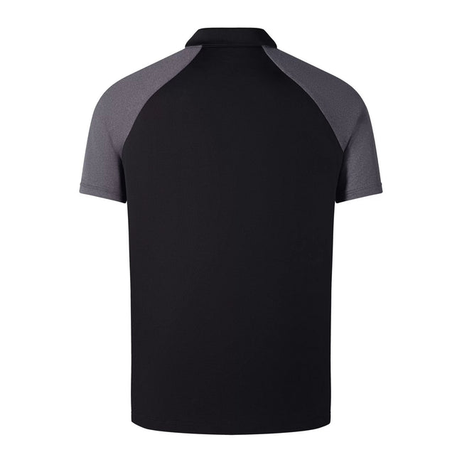 Black-Magnet Grey - Back - Canterbury Mens Elite Polo Shirt
