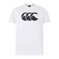 Bright White - Front - Canterbury Mens Logo Organic Cotton T-Shirt