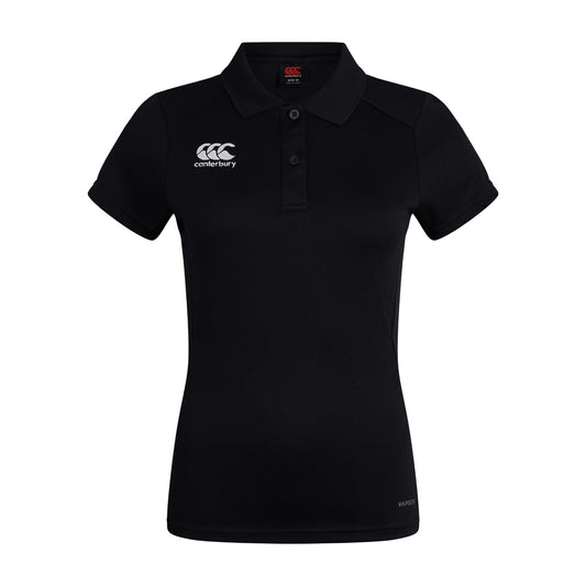 Black - Front - Canterbury Womens-Ladies Club Dry Polo Shirt
