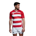 Flag Red - Lifestyle - Canterbury Mens Evader Hooped Vapodri Jersey