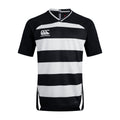 Black - Front - Canterbury Mens Evader Hooped Vapodri Jersey