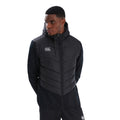 Black-Gunmetal Grey - Side - Canterbury Mens Hybrid Padded Jacket