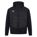 Black-Gunmetal Grey - Front - Canterbury Mens Hybrid Padded Jacket
