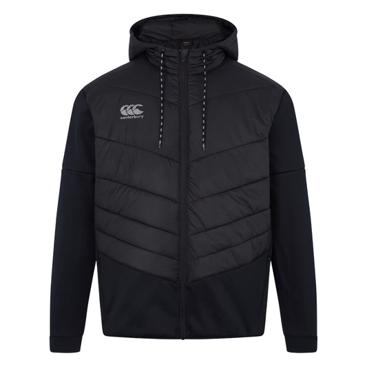 Black-Gunmetal Grey - Front - Canterbury Mens Hybrid Padded Jacket