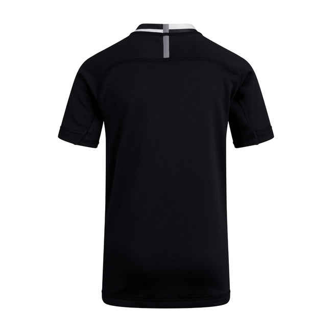 Black - Back - Canterbury Childrens-Kids Evader Hooped Vapodri Jersey