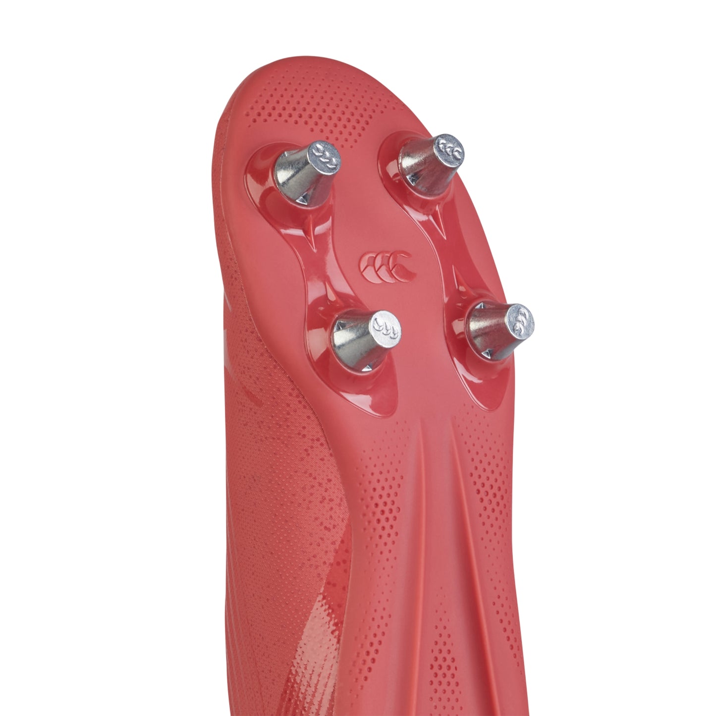 Mars Dust-Orange Crush-Amber Yellow - Close up - Canterbury Childrens-Kids Stampede Groundbreak Team Soft Ground Rugby Boots