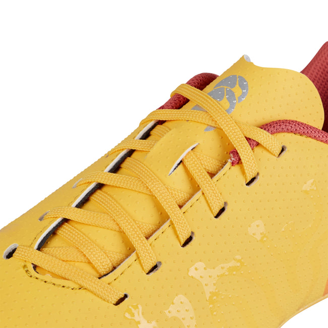 Amber Yellow-Orange Crush-Mars Red - Lifestyle - Canterbury Childrens-Kids Speed Infinite Team Soft Ground Rugby Boots