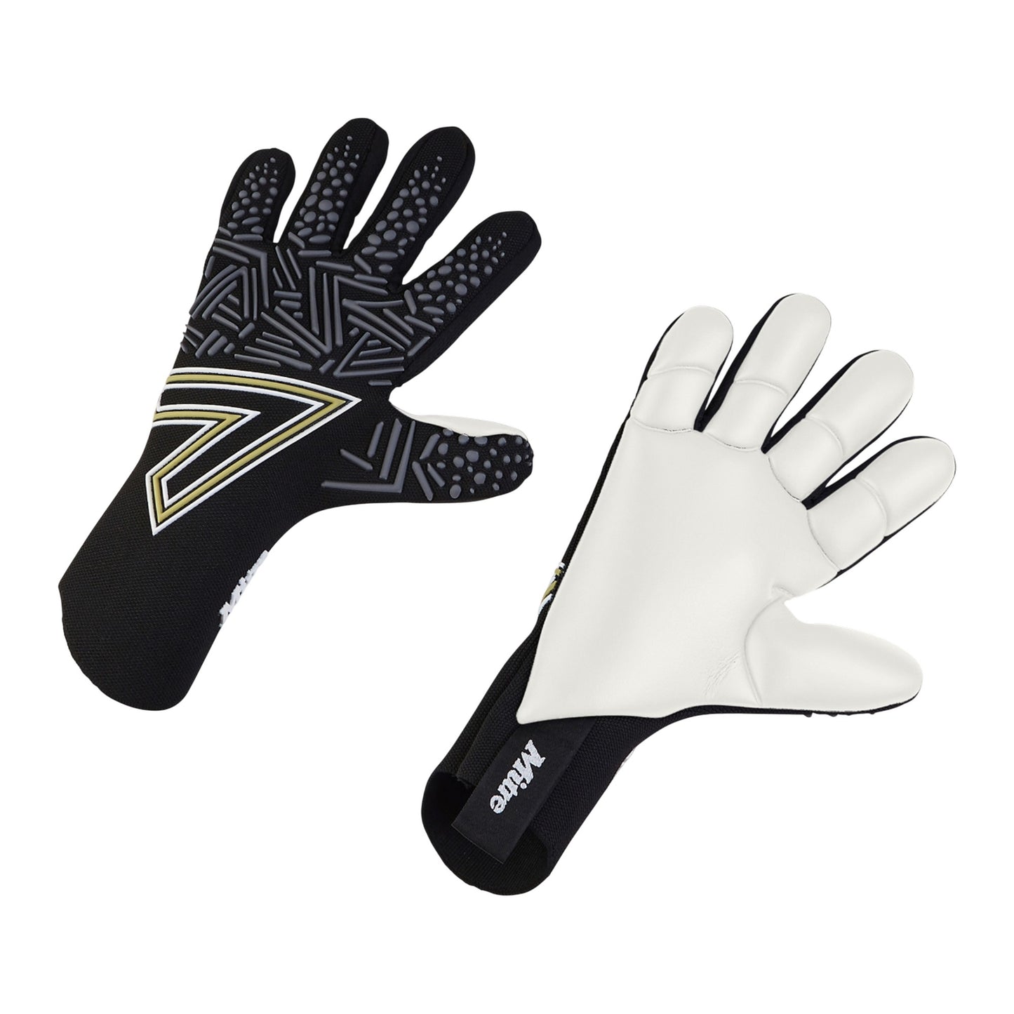 Black-White - Pack Shot - Mitre Ultimatch Goalkeeper Gloves