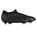 Black-Metallic Silver - Back - Canterbury Unisex Adult Speed Infinite Team Soft Ground Rugby Boots