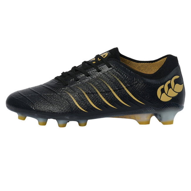 Black - Pack Shot - Canterbury Unisex Adult Phoenix 2.0 Team Firm Ground Rugby Boots