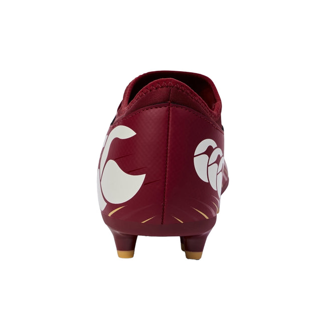 Red Dahlia - Back - Canterbury Unisex Adult Speed Falcon Team Firm Ground Rugby Boots