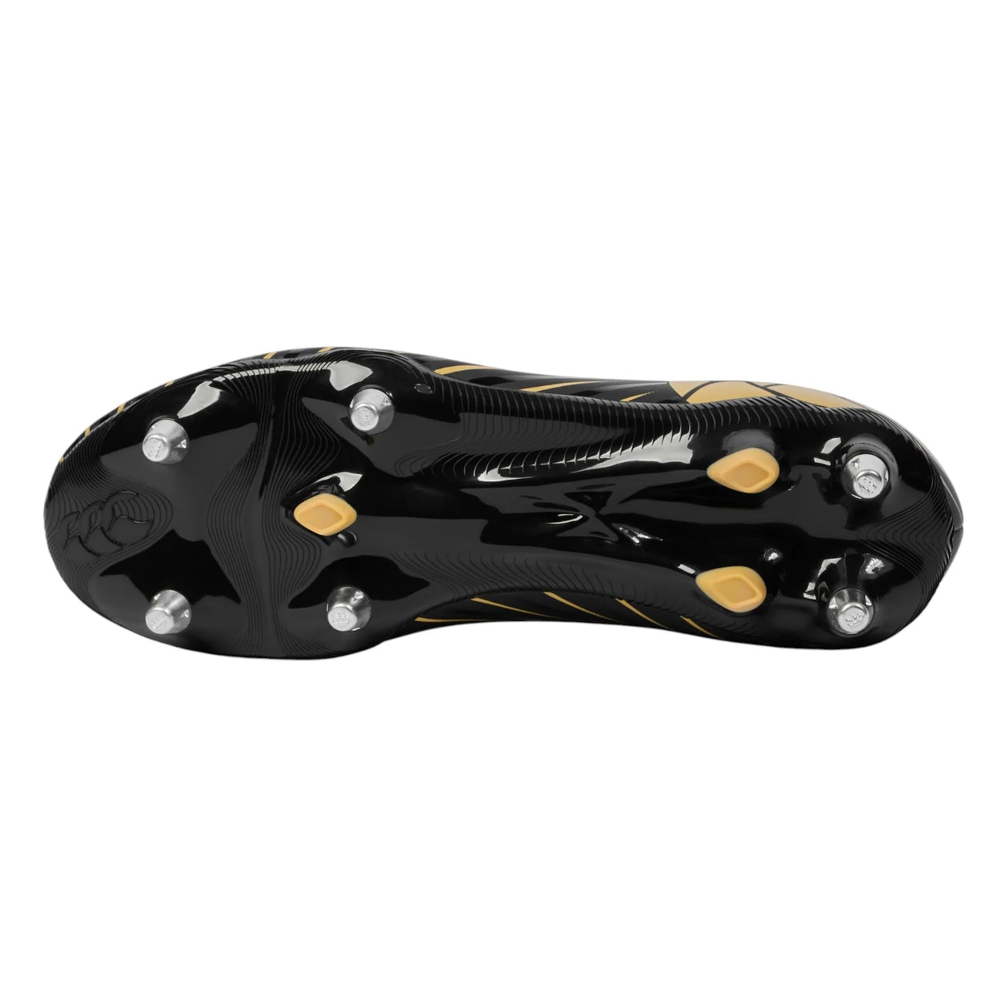 Black - Close up - Canterbury Unisex Adult Speed Falcon Team Soft Ground Rugby Boots