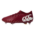 Red Dahlia - Side - Canterbury Unisex Adult Speed Falcon Team Soft Ground Rugby Boots