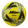 Fluorescent Yellow-Black-Grey - Front - Mitre Calcio 24 Football