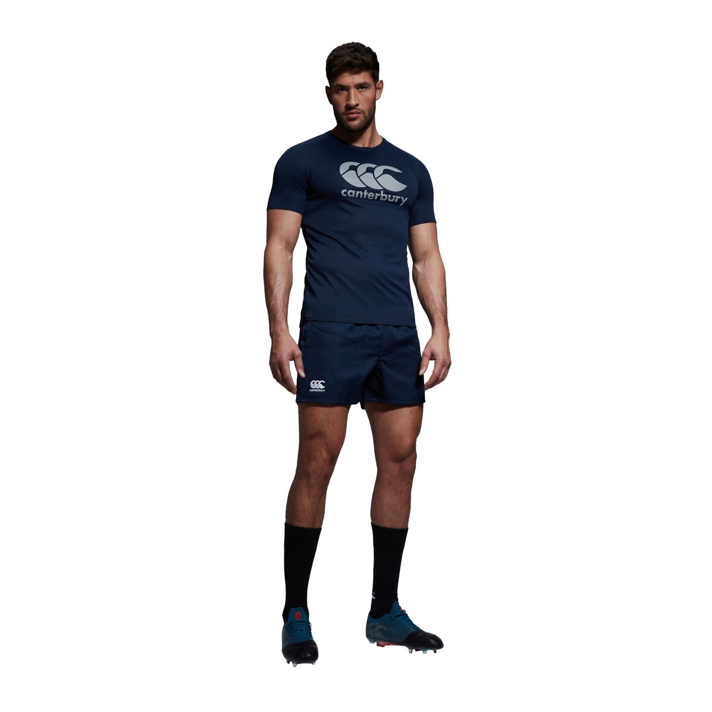 Navy - Pack Shot - Canterbury Mens Professional Polyester Shorts