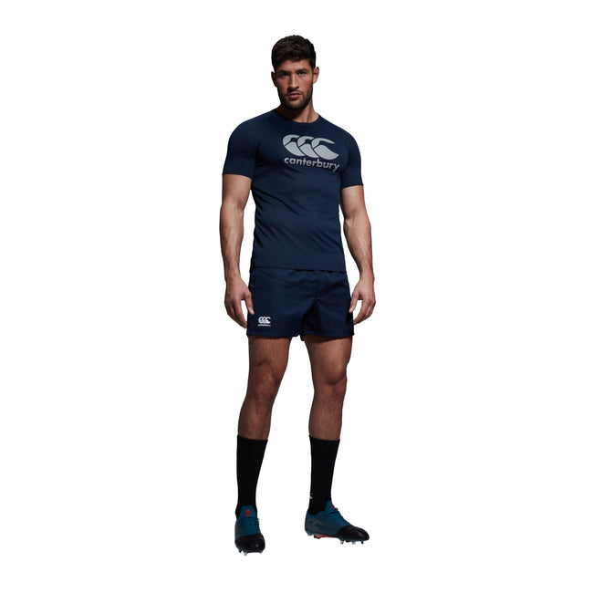 Navy - Pack Shot - Canterbury Mens Professional Polyester Shorts