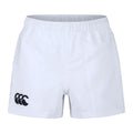 White - Front - Canterbury Childrens-Kids Players Drill Shorts