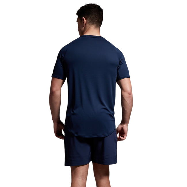 Navy - Back - Canterbury Mens Big Logo Super Light T-Shirt