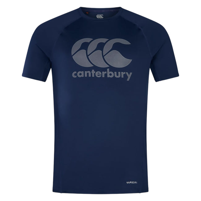 Navy - Front - Canterbury Mens Big Logo Super Light T-Shirt