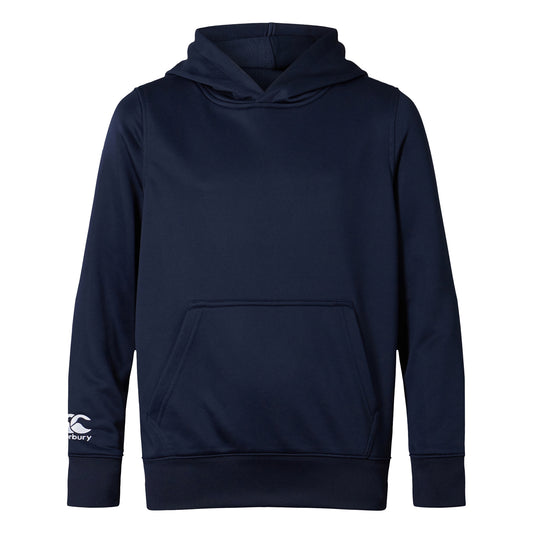 Navy - Front - Canterbury Childrens-Kids Club Lightweight Drawstring Hoodie
