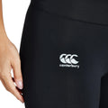 Jet Black - Pack Shot - Canterbury Womens-Ladies Vapodri Capri Leggings