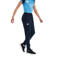 Navy - Side - Canterbury Womens-Ladies Stretch Tapered Leg Jogging Bottoms