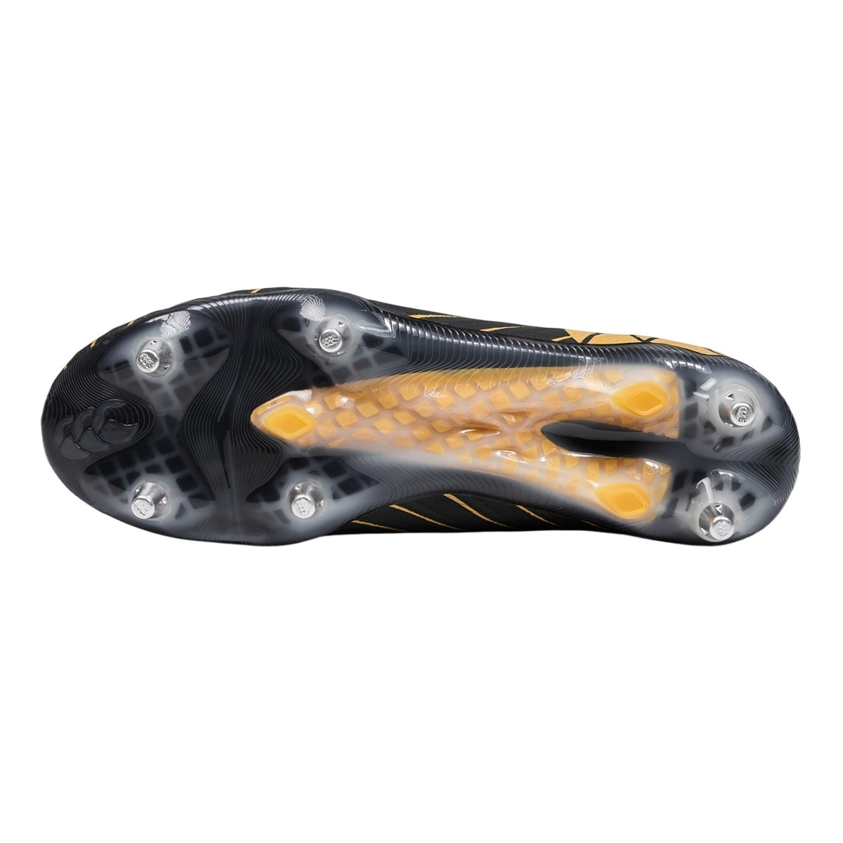 Black - Close up - Canterbury Unisex Adult Speed Falcon Elite Firm Ground Rugby Boots