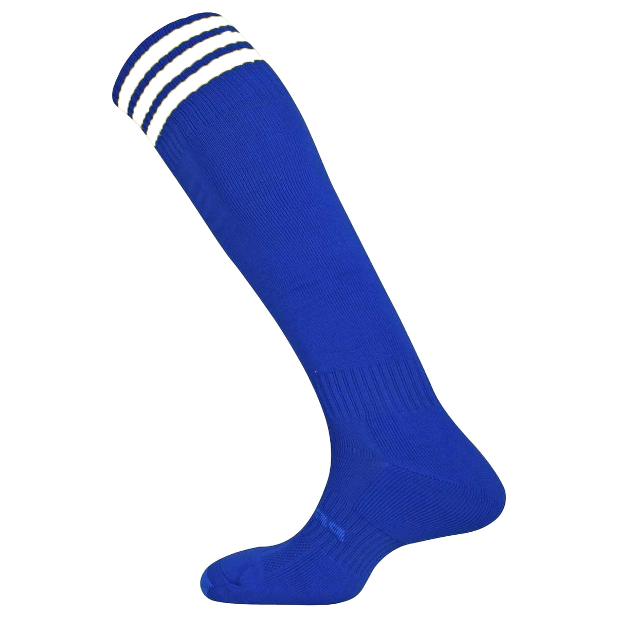 White-Royal Blue - Back - Mitre Mens Mercury 3 Stripes Football Socks
