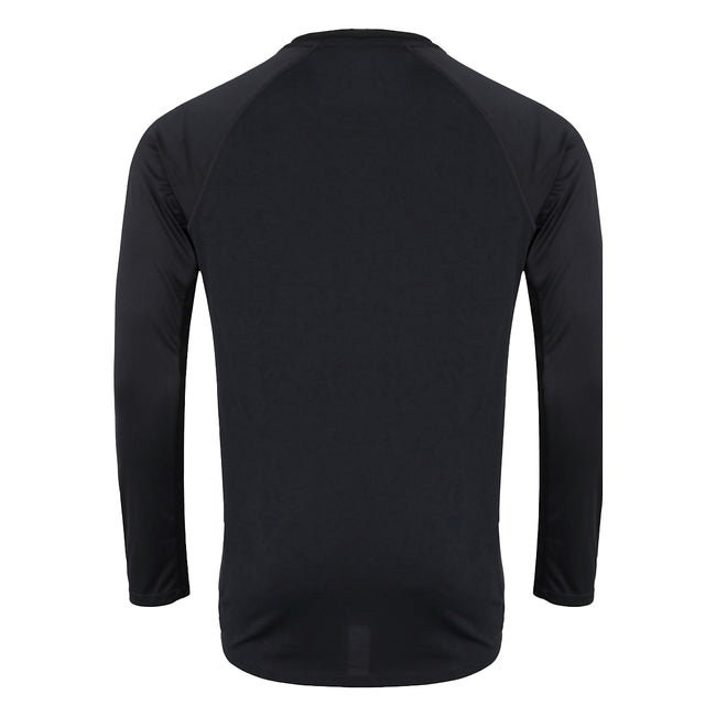 Blue-Graphite - Back - Canterbury Mens Graphic Vapodri Super Light Long-Sleeved Training T-Shirt