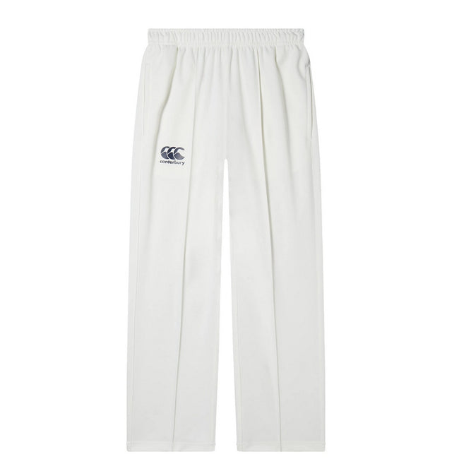 Cream - Front - Canterbury Childrens-Kids Cricket Jogging Bottoms