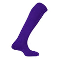 Purple - Back - Mitre Childrens-Kids Mercury Plain Football Socks