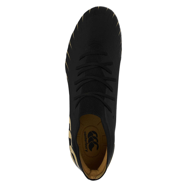 Black - Pack Shot - Canterbury Unisex Adult Speed Falcon Elite Soft Ground Rugby Boots