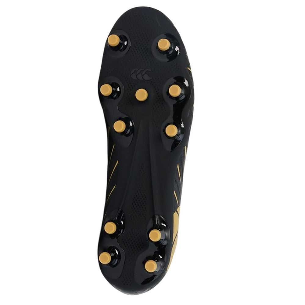 Black - Close up - Canterbury Unisex Adult Speed Falcon Pro Firm Ground Rugby Boots