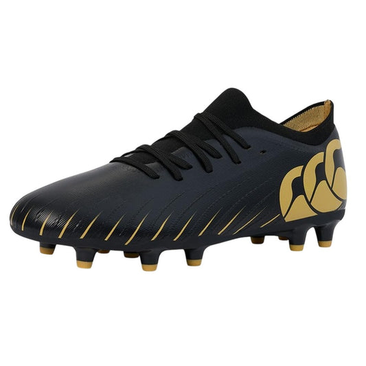 Black - Front - Canterbury Unisex Adult Speed Falcon Pro Firm Ground Rugby Boots