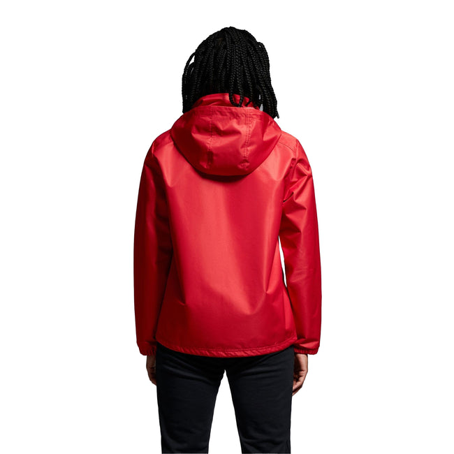 Flag Red - Back - Canterbury Womens-Ladies Club Vaposhield Full Zip Waterproof Jacket